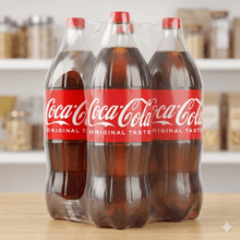 pack of 3 Coca-Cola Soda Pop Bottle, 2 Liters