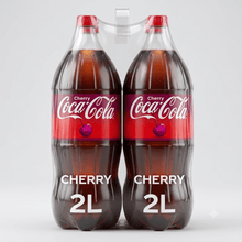 (2 Pack) Coca-Cola Cherry Soda Pop, 2 Liter Bottles