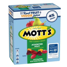 Mott's Assorted Fruit Flavored Snacks, 0.8 oz., 45pk