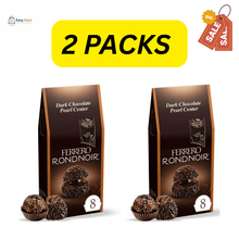 2 pack Rondnoir Dark Chocolate Gift Box, 8 Count Individually Wrapped Chocolate Pieces, 2.7 oz