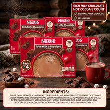 4 pack Nestle Instant Hot Cocoa Rich Milk Chocolate Mix Powder, 8 Count