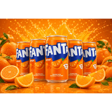 Fanta Orange Soda Pop Mini Cans, 7.5 fl oz, 6 Pack – Refreshing Orange-Flavored Soda for Parties, Gatherings, Lunches & Everyday Enjoyment