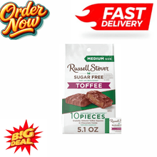 Sugar Free Toffee Squares in Chocolate Candy, 5.1 oz. bag