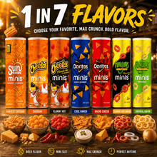 Mini Snack Chips, Choose Your Favorite Flavor, Cheddar, Nacho Cheese, Cool Ranch, Flamin' Hot or Original Crunchy Snacks, Convenient Single Canister, Perfect for Lunch, Parties & On-the-Go, 2.875–5.12 Oz