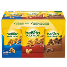 9 Pack, Each 1 oz - belVita Bites Breakfast Biscuits Variety Pack, Crunchy, Wholesome Snacks with Steady Energy