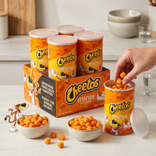 Cheddar Flavored Mini Cheese Snacks, Single Serve Canisters, 1.5 oz, Pack of 4