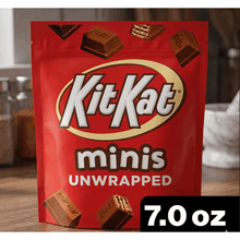 Combo pack of 10 - Unwrapped Chocolate Wafer Minis, Crispy Milk Chocolate Snack Pieces for Everyday Enjoyment