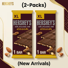Hershey's Milk Chocolate with Almonds XL Candy Bar, 2 packs