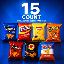Frito-Lay Variety Pack Chips & Snacks 15 Count, Assorted Individual Snack Bags, Lay’s, Doritos, Cheetos, Fritos & Ruffles Crunchy Lunchbox Snacks School, Office, Travel, Picnic & Party
