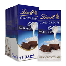 Lindt Classic Recipe Milk Dark Chocolate 12pk 3.5oz Full Size Candy Bar