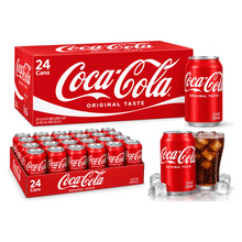 Coca-Cola Soda Pop Cans, 12 fl oz, 24 Pack – Classic Coca-Cola Soft Drink, Refreshing Carbonated Beverage for Parties & Everyday Use