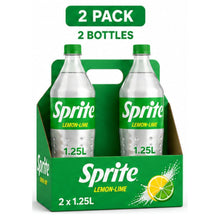 Sprite Lemon-Lime Caffeine Free Soda Pop, 1.25 Liter Bottle | Crisp Lemon-Lime Flavor | Refreshing Carbonated Soft Drink 2 packs