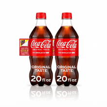 Coca-Cola Original Taste Soda, 20 fl oz Bottles, 2 Pack