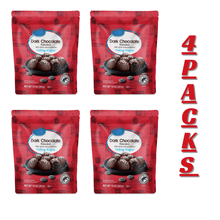 4 PACKS Great Value Dark Chocolate Flavored Melting Wafers, 10 oz Bag
