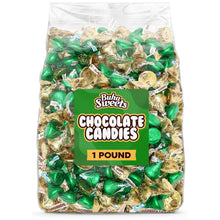Green & Gold Foil Wrapped Milk Chocolate Candy - Bulk Chocolate Mix, Gold Almond Chocolates & Green Milk Chocolate For Party Favors, Decprations & Treats -