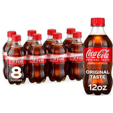 Original Flavor Soda Bottles, 12 fl oz Each, 8 Pack, Carbonated Soft Drink Beverage