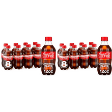 pack of 2 Coca-Cola Soda Pop Bottles, 12 fl oz, 8 Pack