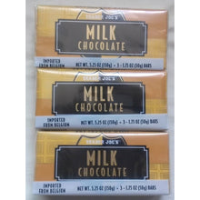 NEW (9) Trader Joe's Milk Chocolate Candy Bars NO ARTIFICIAL FLAVORS NO PRESERVATIVES