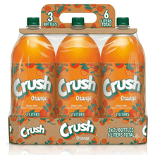 Versebuy, Orange Soda, Orange Flavored Carbonated Soft Drink, 2 L Bottles, 3 Count, Packaging May Vary