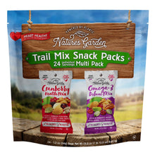 Nature's Garden Trail Mix Snack Packs, Assorted Trail Mix Snacks, Individually Packaged Snack Mix, Convenient On-the-Go Snacks for Home, Office, School & Travel, 1.2 oz Each, 12 Pack