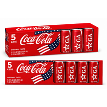 (Pack of 2) Coca-Cola Soda Pop Fridge Pack Mini Cans, 7.5 fl oz, 10 Pack.