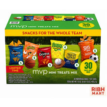 Frito-Lay MVP Mini Treat Mix Variety Pack Chips, 30 Count Single Serve Snack Bags, Assorted Crispy Snacks for Lunch Boxes, Parties, Office, School & On-the-Go Snacking