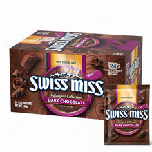 Swiss Miss Dark Chocolate Hot Cocoa Mix – 24 Count Individual 31g Envelopes, Indulgent Rich & Creamy Hot Chocolate Drink Mix, 1.55 lb Box