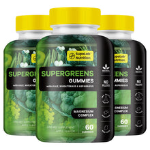 3 Bottles[Natural Super Greens Gummies]|Gut Health, Immune, Antioxidant, Overall Health& Daily Veggie|Vitamins D3, C, B12, B6, Vitamin A, K, Magnesium & Probiotic|Powerful Antioxidants, Easy Wellness, 30 Days Supply, Mother's Day Gifts for Women