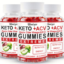 [3 Packs] KETO +ACV GUMMIES Apple Cider Vinegar&B12 B6, Vitamin Supplements-Rich In Vitamins And Added with More Nutrients, Additional KETO Is Added to Double Efficiency, Your Health Needs During The Day And At Night.