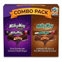 Milky Way Chocolate Bar Variety Pack, Milk Chocolate & Midnight Dark Chocolate, Caramel & Nougat Candy Bars
