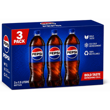 Pepsi orginal Cola Soda Pop 20 fl oz orginal taste pack of 3 pack )