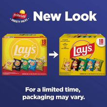 Lay's Snacks Mix Potato Chips Variety Pack, 18 Count (1 oz Bags) – Assorted Lay's Flavors, Individual Snack Size Chips for Lunch Boxes, School, Office, Travel & Party Snacks