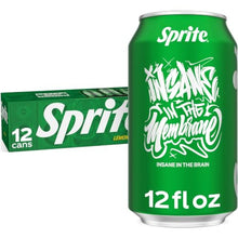 Sprite Lemon-Lime Caffeine-Free Soda Soft Drink Cans, 12 fl oz, 12 Pack | Fridge pack, naturally flavored soft drink, carbonated