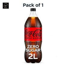 *Coca-Cola Zero Sugar Original Cola Soda – Zero Sugar Carbonated Soft Drink, 2 Liter Plastic Bottle*