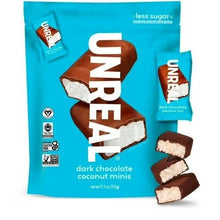 UnReal Dark Chocolate Coconut Bars, Mini, 11.1 oz....