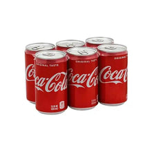 Coca-Cola Mini Soda Pop, 7.5 fl oz Cans, 6 Pack