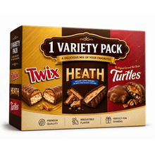 Classic Chocolate Favorites Variety Pack – Twix, Heath & Turtles Assorted Chocolate Candy Box, Premium Snack Assortment for Sharing, Parties, Gifts & Everyday Treats