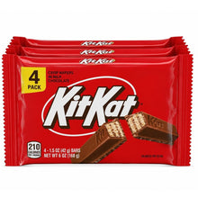 1.5 oz-4 bars, Kit Kat Milk Chocolate Wafer Candy, Regular Size classic milk chocolate wafer candy