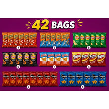 42PCS Mixed Chips Snack Pack | Frito Lay Style Variety Bundle | Crunchy Party Snacks Assorted Bags