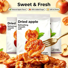 3 Bags of Dried Apples/10.58oz, Sweet and Sour Flavor, No Additives, Healthy Snack, Dried Fruit, Ready to Eat, Fruit Snack, Gluten-free. Ideal for Back-to-school, Movie Nights, Office, Parties, Outdoor Hikes, and Fitness Salads. Also A Must-have