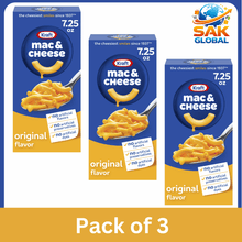 Kraft Mac and Cheese, 1 Box, for Easy Dinner or Dinner Sides, Original Flavor, 7.25 oz (Pack of 3)