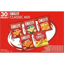 Cheez‑It Variety Pack Cheese Crackers 30 Count, Baked Cheese Snack Crackers Assortment, Individually Wrapped Crunchy Cheese Snacks for Lunch Boxes & Parties