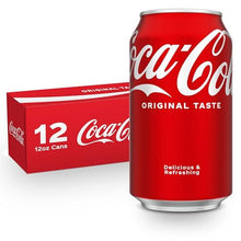 Coca-Cola Soda Soft Drink Fridge Pack Cans, 12 fl oz, 12 Pack | Carbonated drink with classic cola flavor