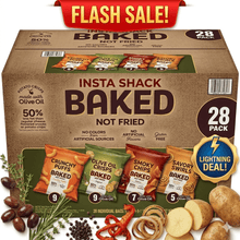 Baked Mix Chips Variety Pack, 30-Count Individual Snack Bags, Assorted Oven-Baked Crispy Chips, Convenient Grab-and-Go Snack Pack for Lunch Boxes, School, Office, Travel, Parties and Everyday Snacking