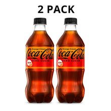 2 packs Coca-Cola Zero Sugar Orange Cream Soda, 20 oz. bottle