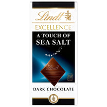 Lindt, Sea Salt Dark Chocolate Candy Bar, Dark Chocolate with a Touch of Sea Salt, . Bar, 3.5 Ounce