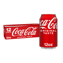 Coca-Cola Soda Pop Fridge Pack Cans, 12 fl oz, 12 Pack