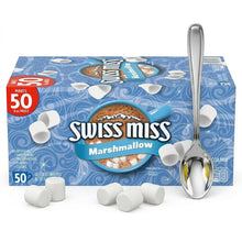 Swiss Miss Milk Chocolate Hot Cocoa Mix with Marshmallows, 50 Count with Spoons, Rich Creamy Hot Chocolate