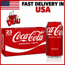 Coca-Cola Classic Soda, 12 fl oz Cans, 23 Pack, Original Taste Soft Drink