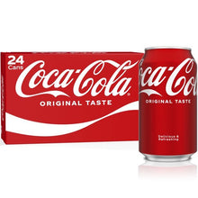 Coca-Cola Soda Pop Cans, 12 fl oz, 24 Pack – Classic Coca-Cola Soft Drink, Refreshing Carbonated Beverage for Parties & Everyday Use